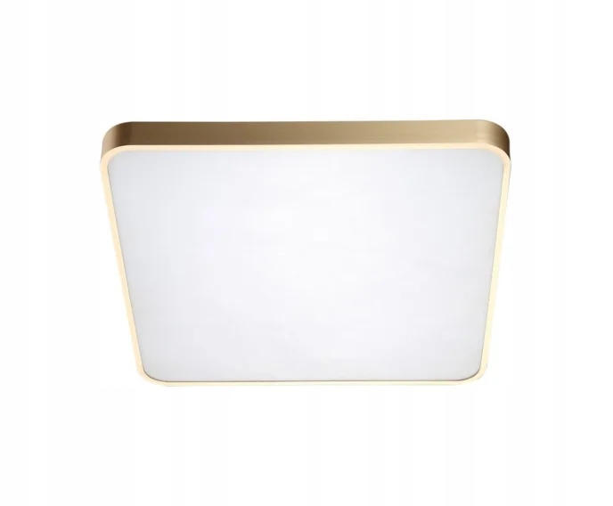 Lampa plafon sufitowy Led złoty biały kwadratowy 50 cm 4000K Zuma Line