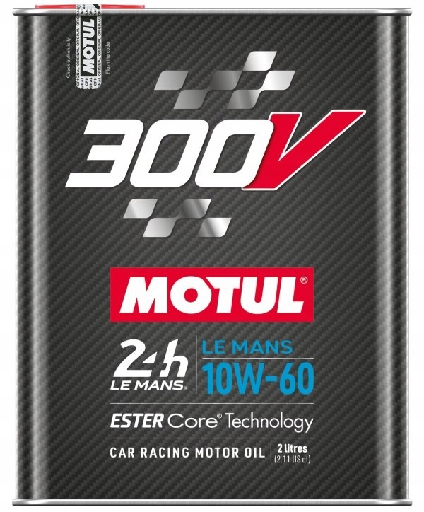 Motul 10W60 2L 300V Le Mans Ester Core Technology