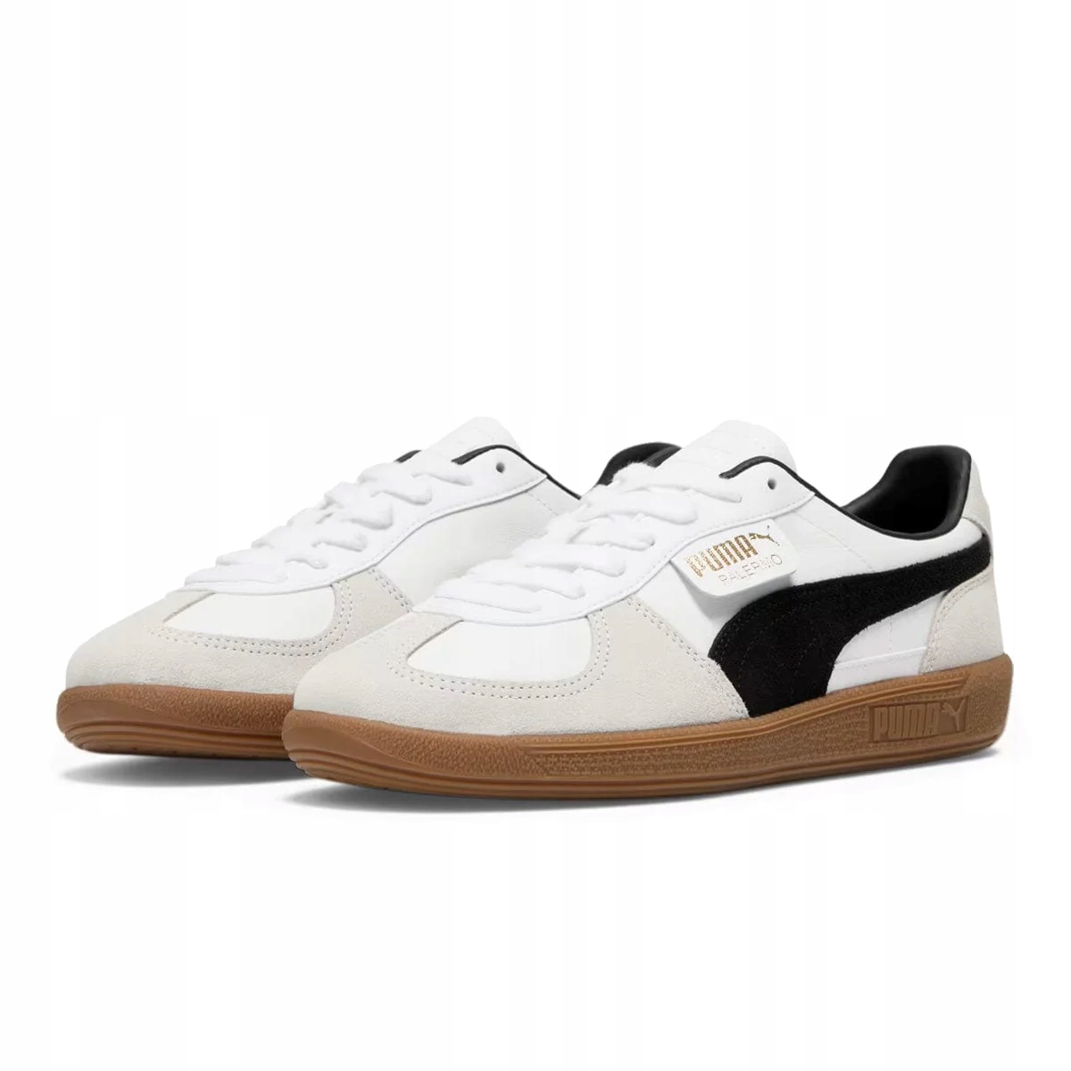 Buty damskie sportowe Puma Palermo Leather 39646401 skórzane białe 37