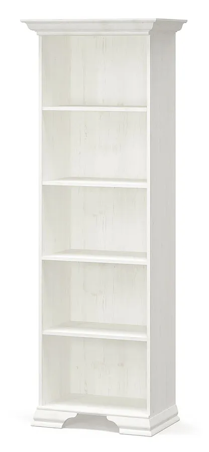 Biały regał otwarty w stylu klasycznym T7-L27