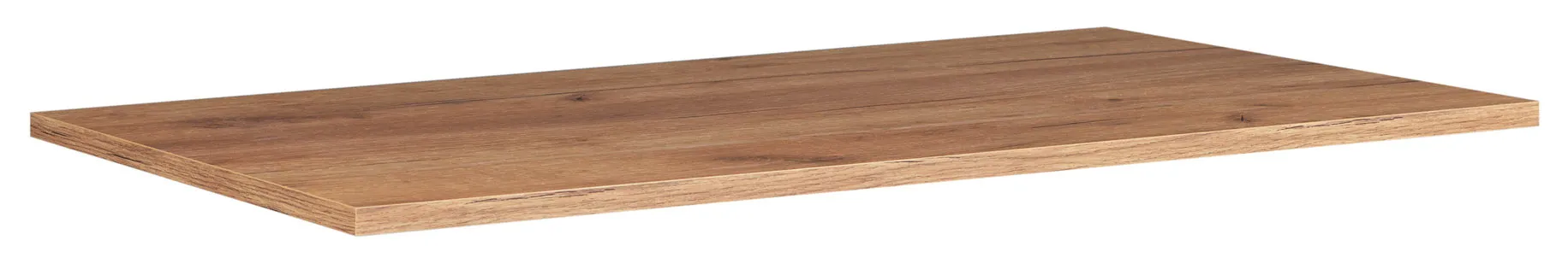 Gładki blat łazienkowy dąb craft złoty 120 cm S3-R45