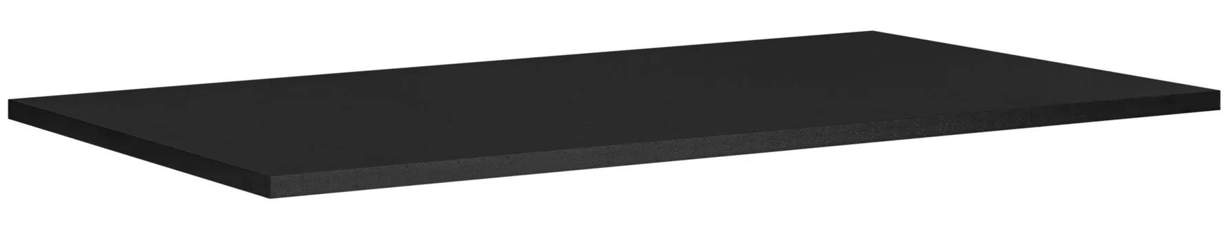 Czarny gładki blat do szafek łazienkowych 140 cm G6-D22