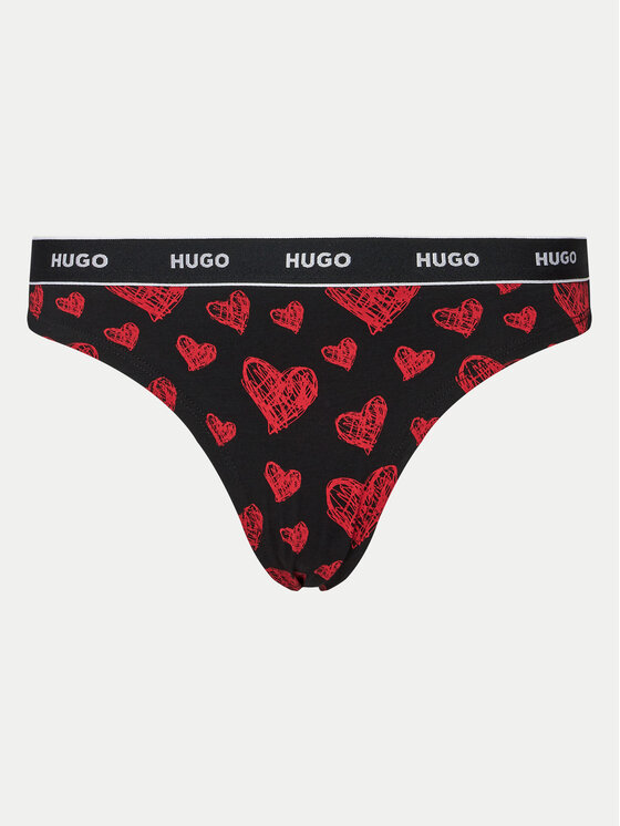 HUGO Stringi 50510622 Czarny