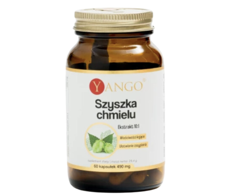 SZYSZKA CHMIELU ekstrakt 10:1 YANGO 60 kapsułek