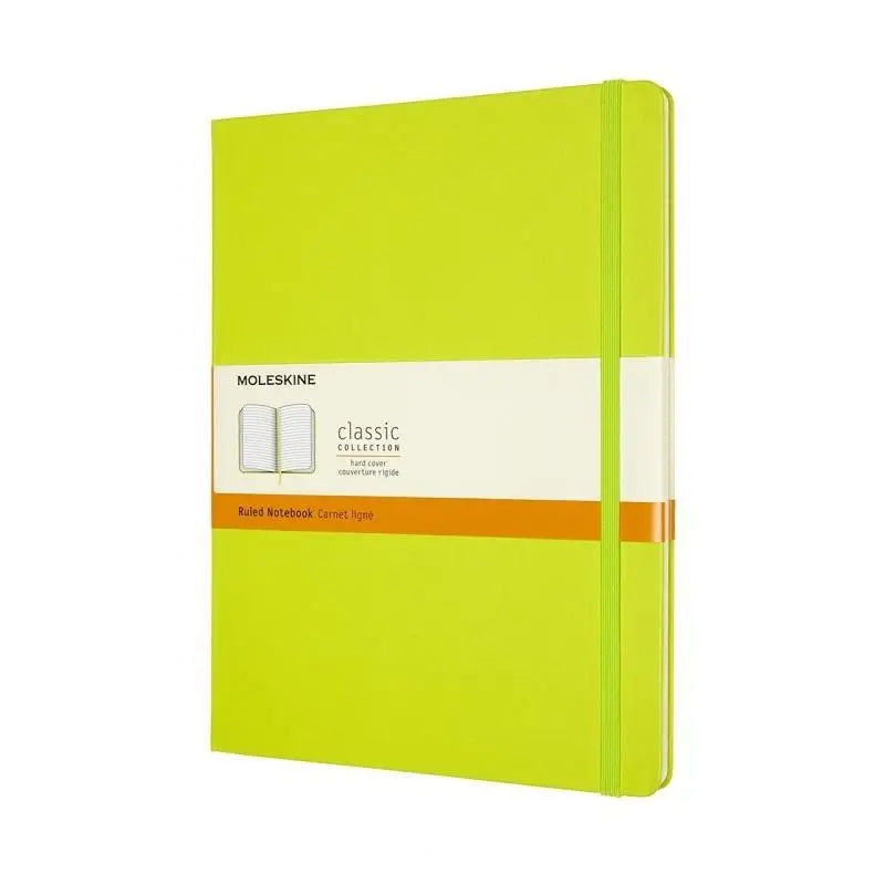 Notes Classic XL 19x25 linia 192str TW lemon green - Moleskine