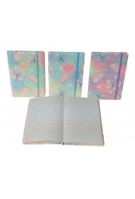 Notes z gumką Motyle MIX