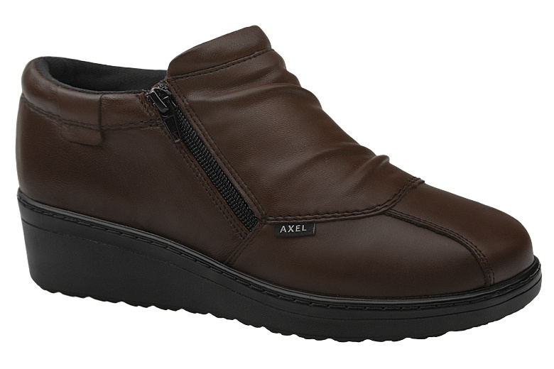 Botki na haluksy AXEL Comfort 1773 H Brąz Tęgość H Kosela Medic 9773 Brązowe