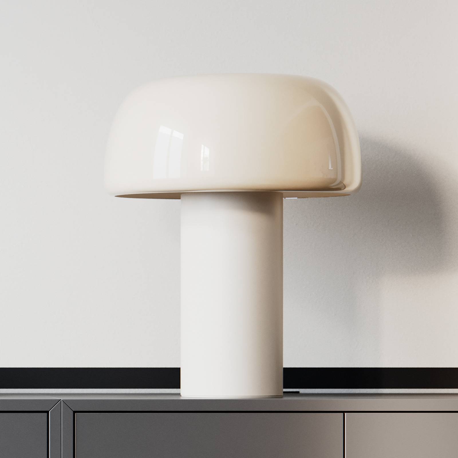Lampa stołowa Lean on Me marki By Rydéns, beżowa, wysokość 45 cm