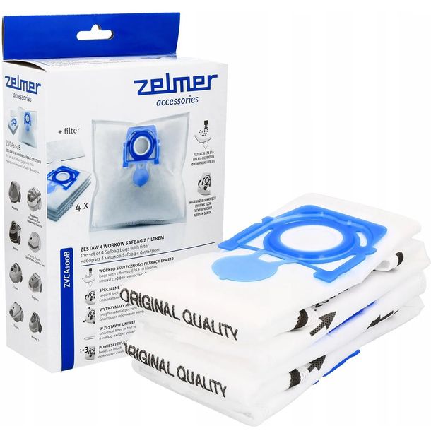 4x Worki Do Odkurzacza Zelmer Odyssey Meteor 2 Elf 2 Elf 3 Bosch Aquawash