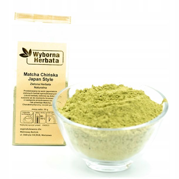 Herbata Zielona Matcha Japan Style- (50g)- Proszek