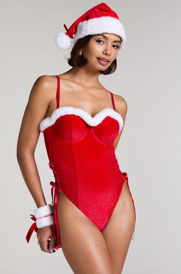 Hunkemöller Body Jovie Czerwony