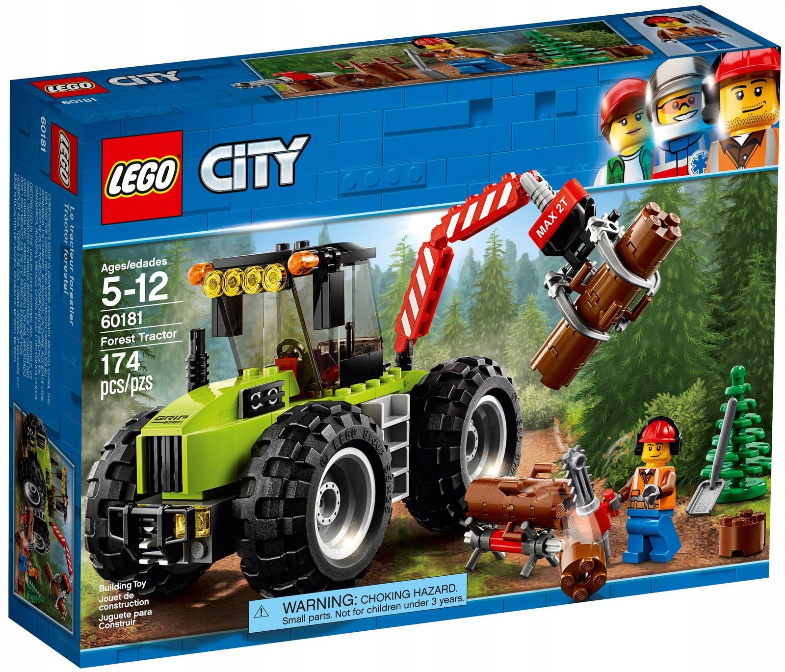 Lego City 60181 Traktor leśny