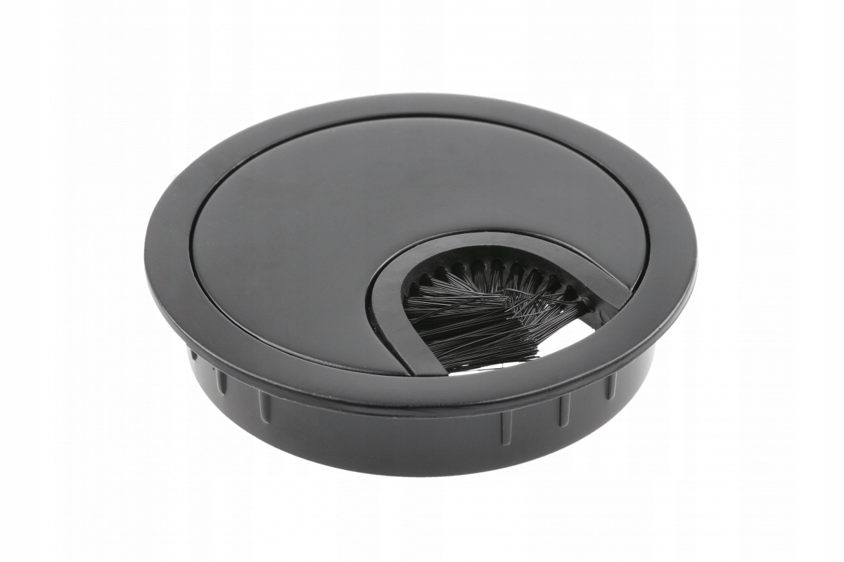 Gtv Przepust kablowy metalowy okrągły fi- 60mm, czarny mat