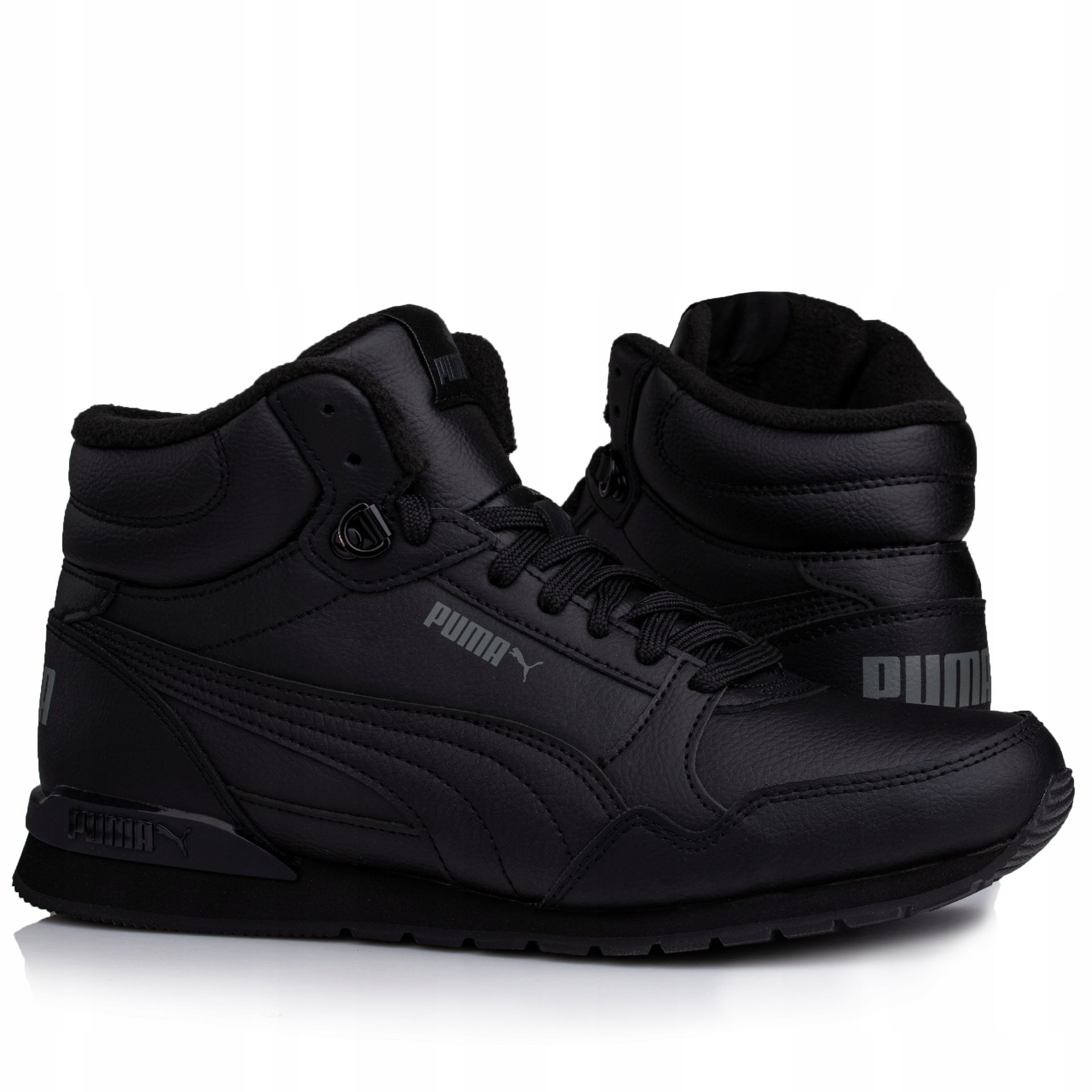 Buty męskie, zimowe Puma St Runner v3 387638 01 Ocieplane