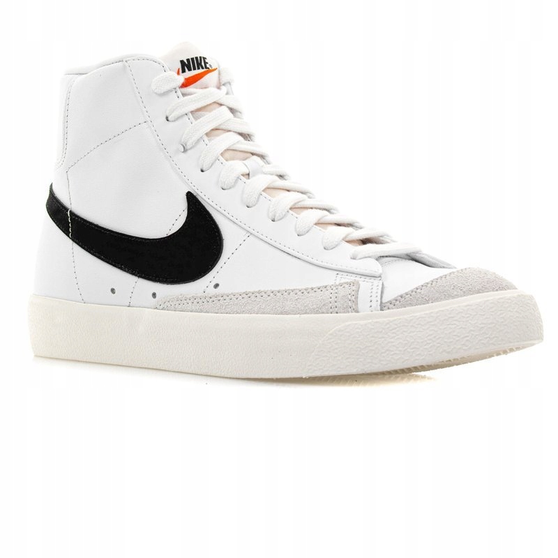 Buty Nike Blazer MID '77 Vntg BQ6806 100 trampki białe czarne Wysokie 44,5