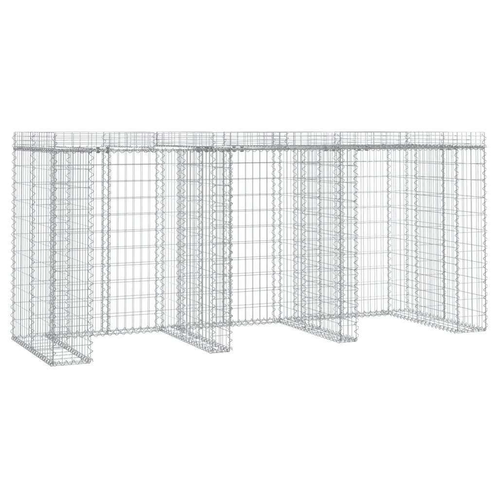 Obudowa gabionowa do kosza na śmieci, 270x91x120