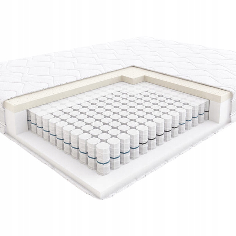 Materac 180x200 Tango Hilding Tencel twardy sprężynowy