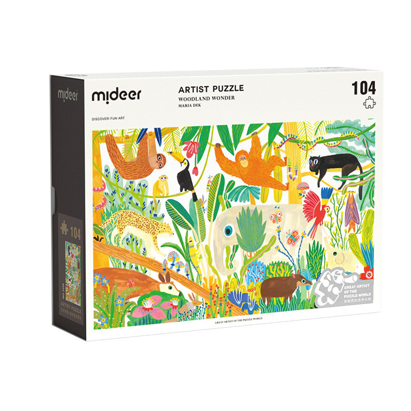 Puzzle artystyczne - Leśne cuda (104 elementów)