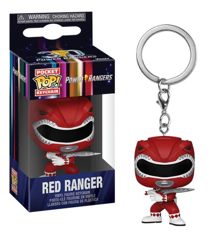 Mighty Morphin Power Ranger 30Th - Pocket Pop Keychains - Red Ranger