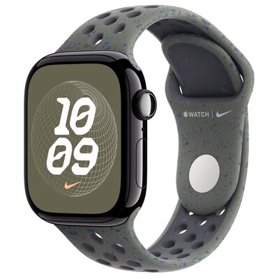 Pasek sportowy Nike w kolorze cargo khaki do koperty 42 mm - rozmiar S/M