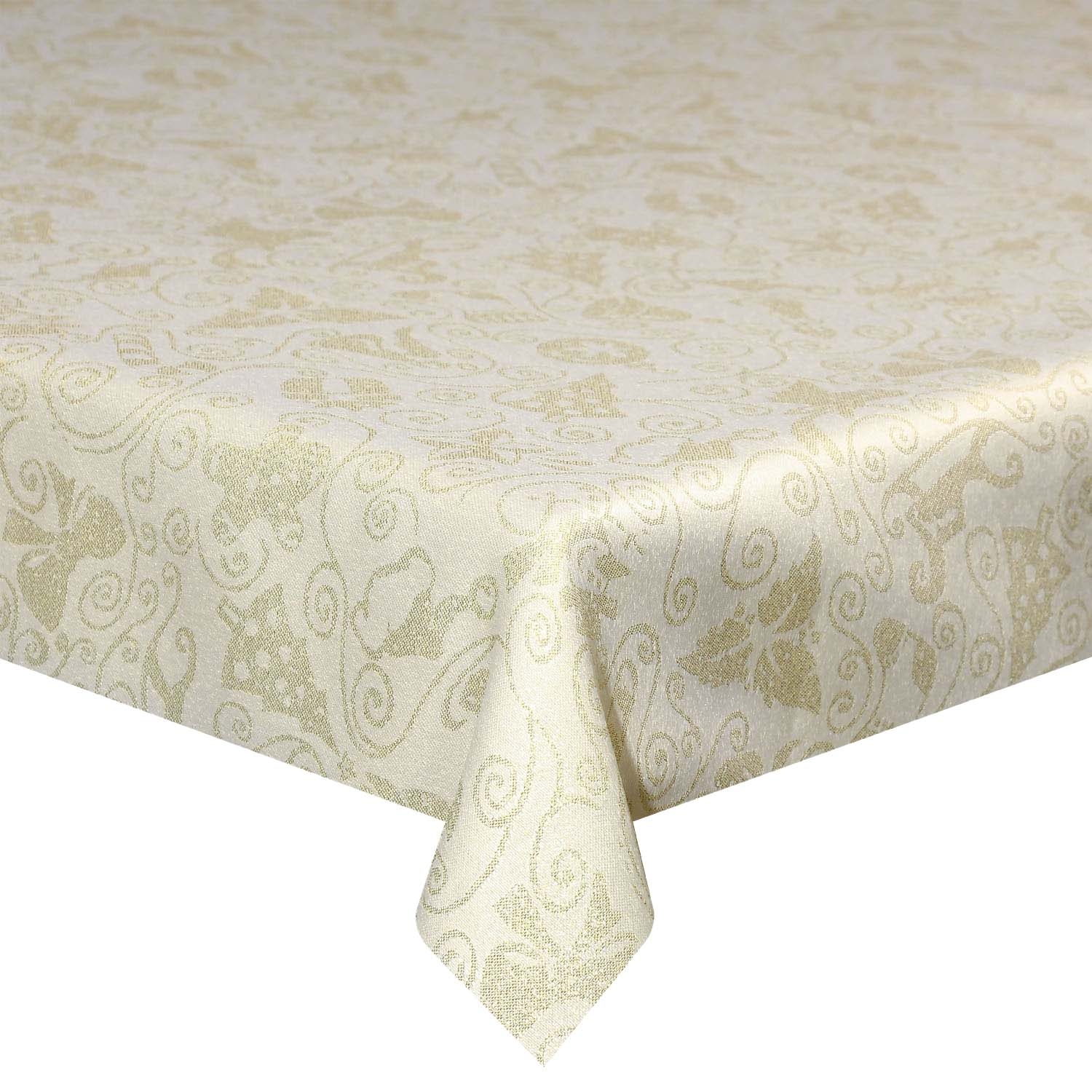Obrus plamoodporny 140 x 240 cm Tognana Gold Gift, złoty