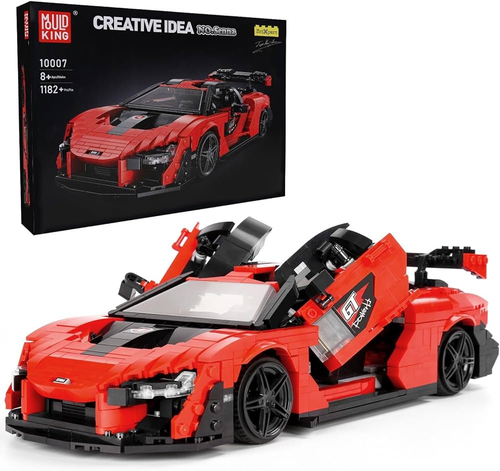 Auto McLaren Senna GTR - Klocki MOULD KING 1182el. TECHNIC
