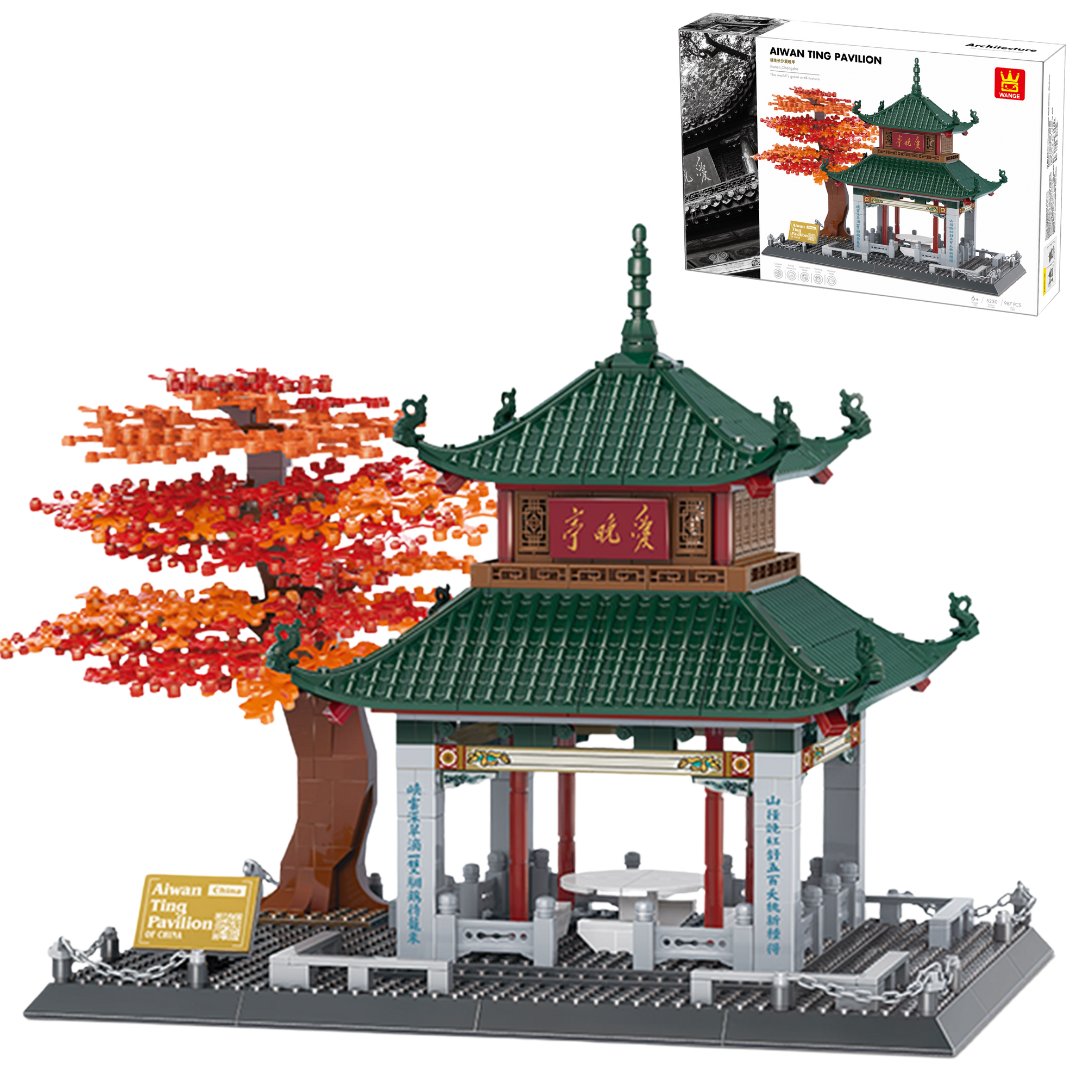Klocki konstrukcyjne Wange 5230 - Aiwan Ting Pavilion, 987 elementów