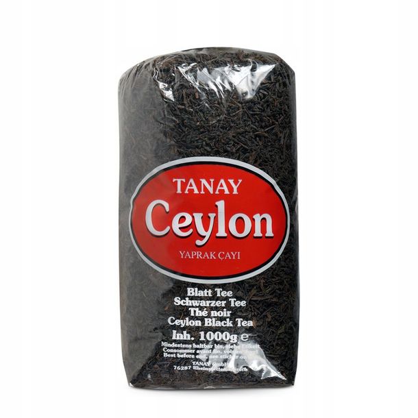 HERBATA CEJLOŃSKA CEYLON 1KG CZARNA LIŚCIASTA 1000 g YAPRAK CAYI