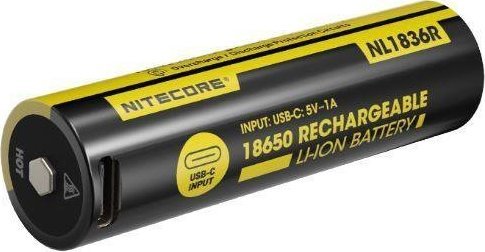 Nitecore BATTERY RECH. LI-ION 3.6V/NL1836R3600MAH NITECORE