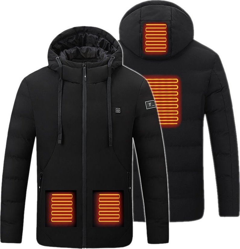 Mozos HJ3 Ogrzewana elektryczna kurtka unisex r. XL, Czarna