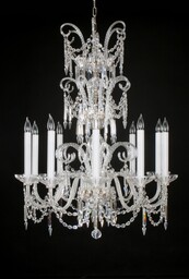 Żyrandol kryształowy 10-ramienny - Elite Bohemia