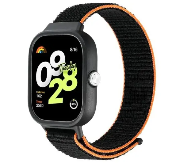 Beline do Redmi Watch 4 Czarno-pomarańczowy
