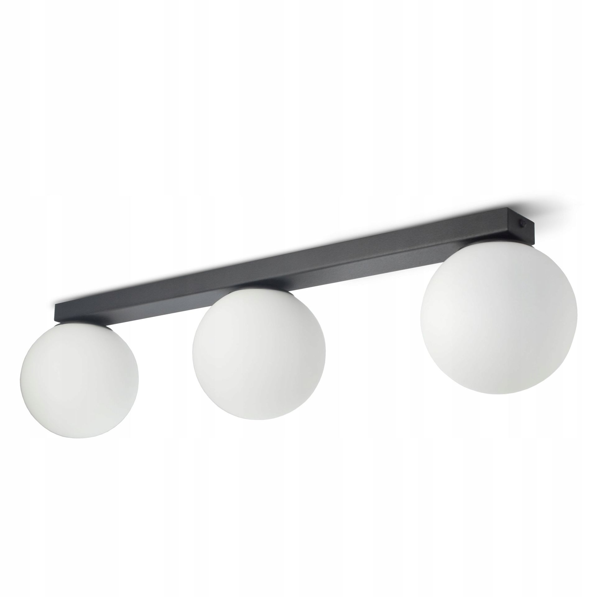 Lampa Sufitowa Żyrandol Plafon Full Globe Glass 561-B3 G9 Białe Kule Led