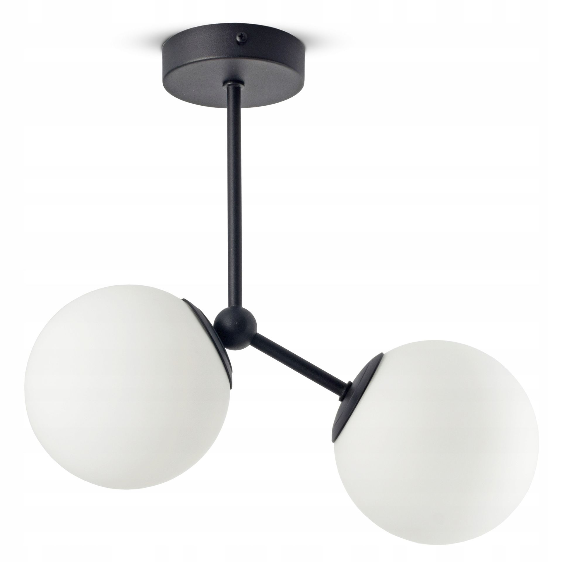 Lampa Sufitowa Żyrandol Plafon Full Globe Glass 561-D2 G9 Białe kule Led