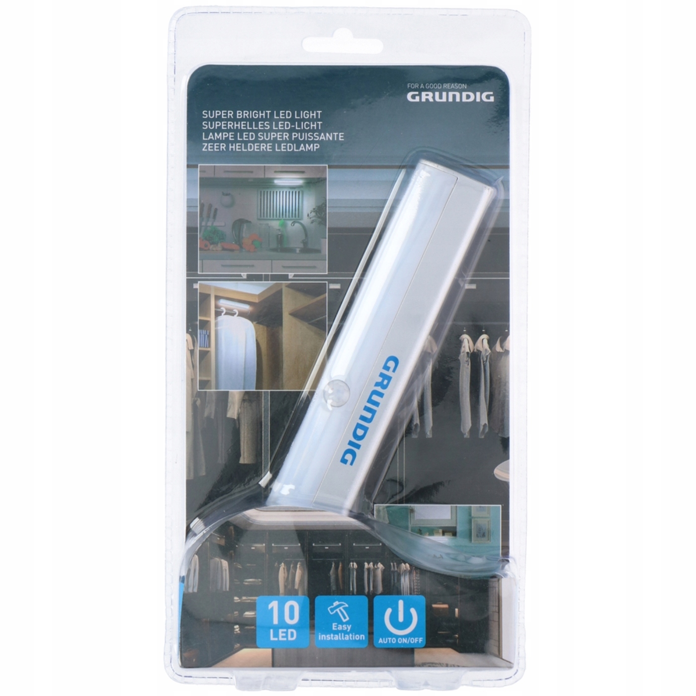 Lampka Led z czujnikiem ruchu Grundig 10 Led