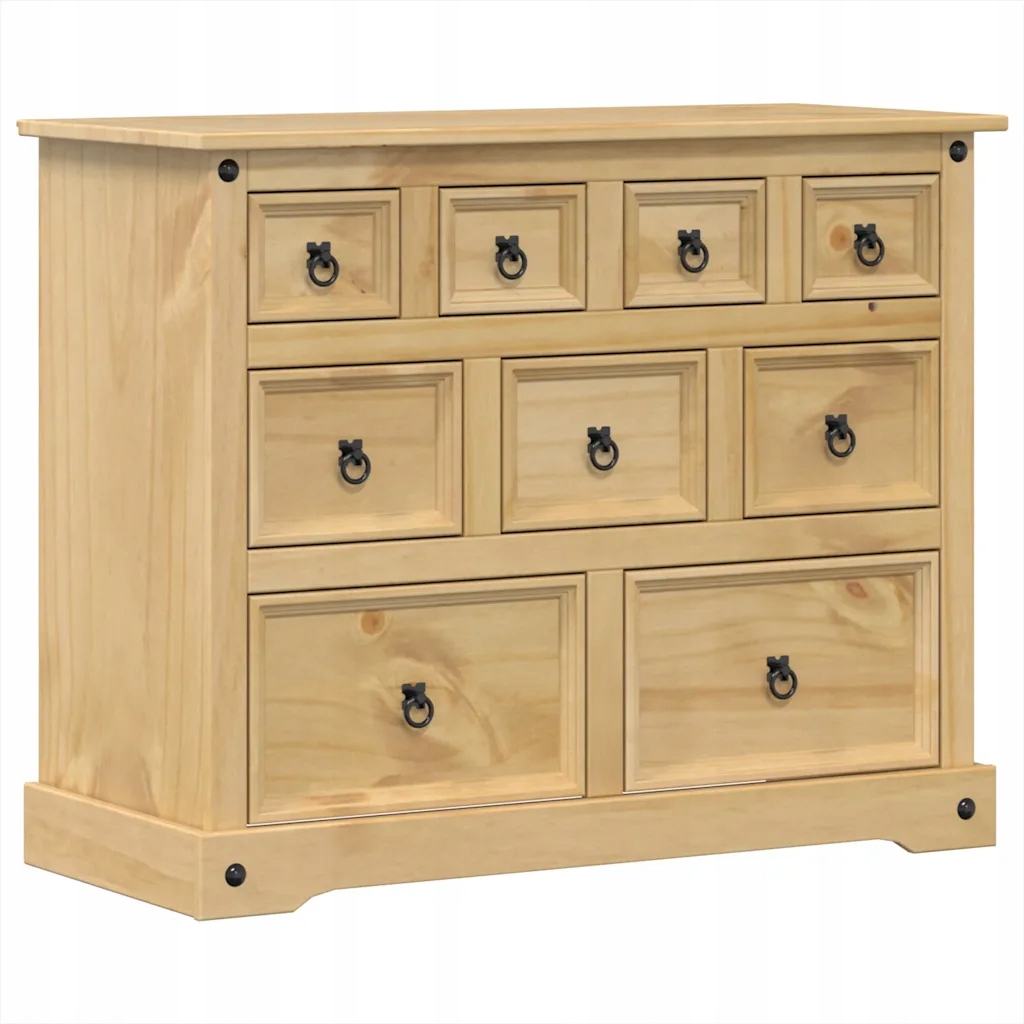 Komoda Corona, 103x46x83 cm, lite drewno sosnowe