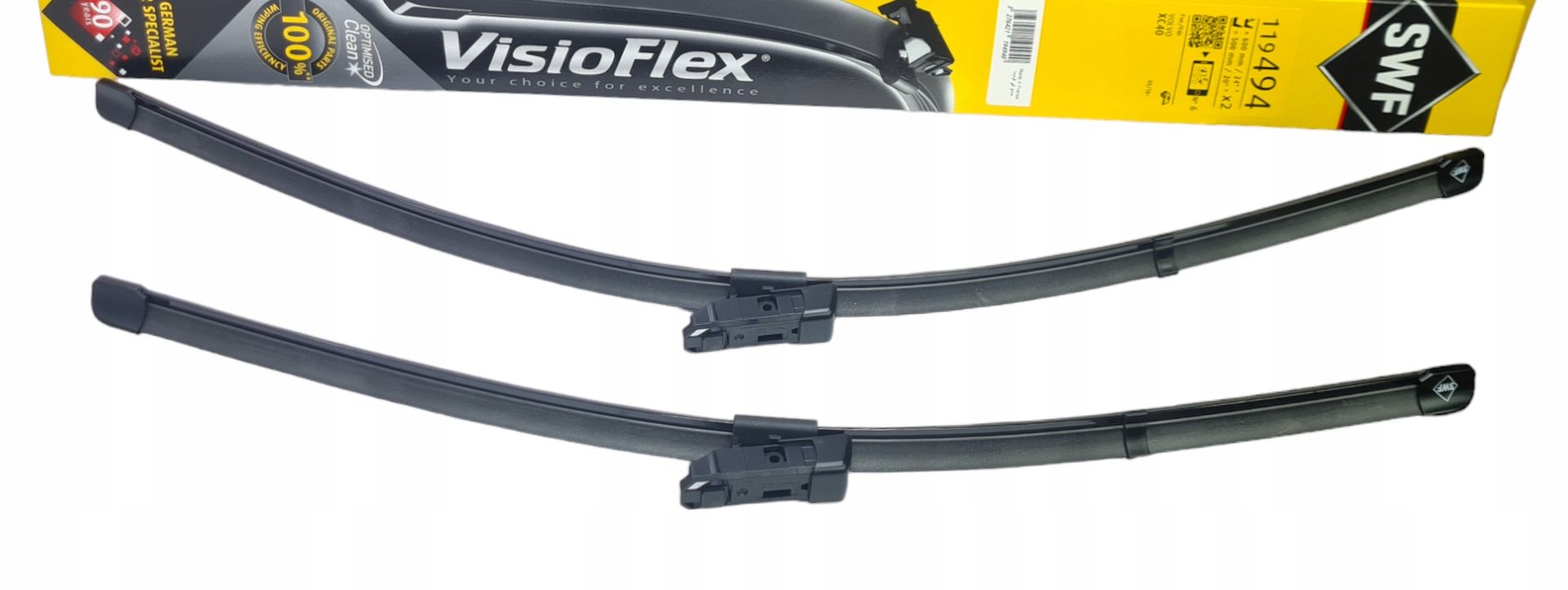 2X Wycieraczki Przód Swf 600MM 500MM Volvo C40 2021- Volvo XC40 2019-