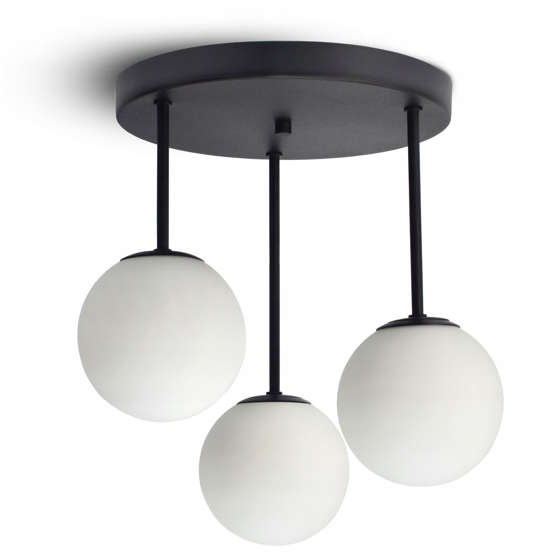 Lampa Sufitowa Żyrandol Plafon Full Globe Glass 561-ER3 G9 Białe kule Led