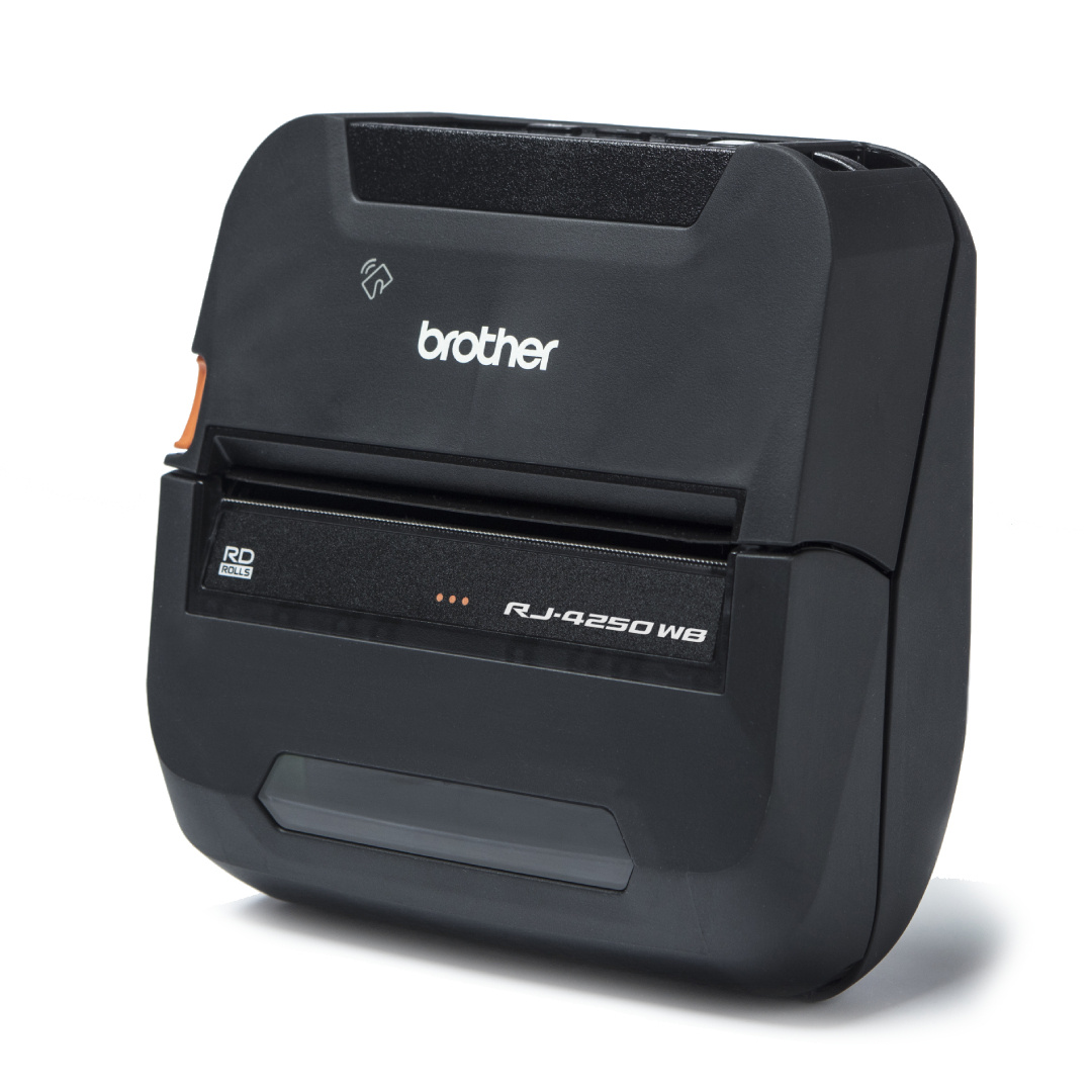Mobilna drukarka etykiet Brother RJ4250WB 203dpi / do 114mm / PC / Smartfon / USB / BT / Wi-FI / MFi / AirPrint