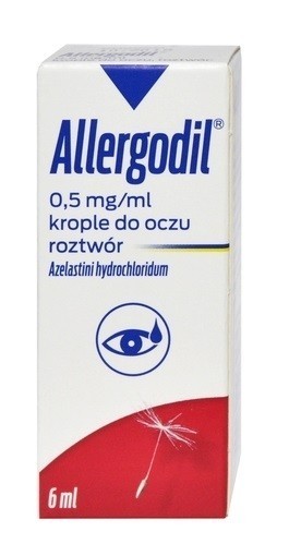 MEDA PHARMA GMBH & CO.KG Allergodil krop.dooczuroztwór 0,5mg/1ml NZ