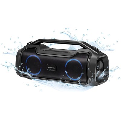 Defender głośnik BEATBOX 50, Li-Ion, 2.0, 50W, czarny, regulacja głośności, podświetlenie LED, BT 5.0, TWS, 80Hz~12kHz