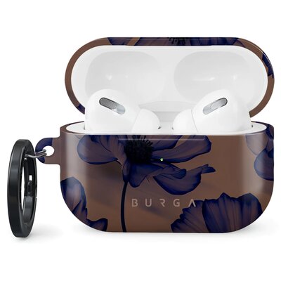 Etui na słuchawki BURGA Velvet Night do Apple AirPods Pro 2 Brązowo-niebieski