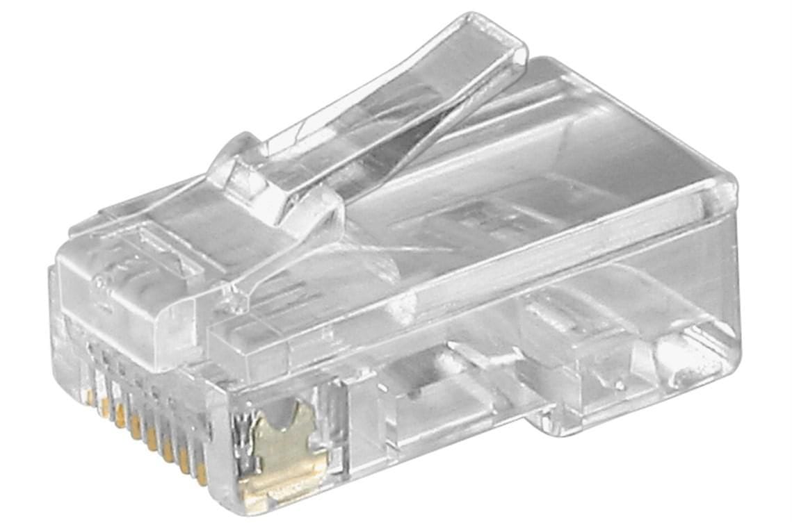 Lanview RJ45 Plug for Flat Cable, 8