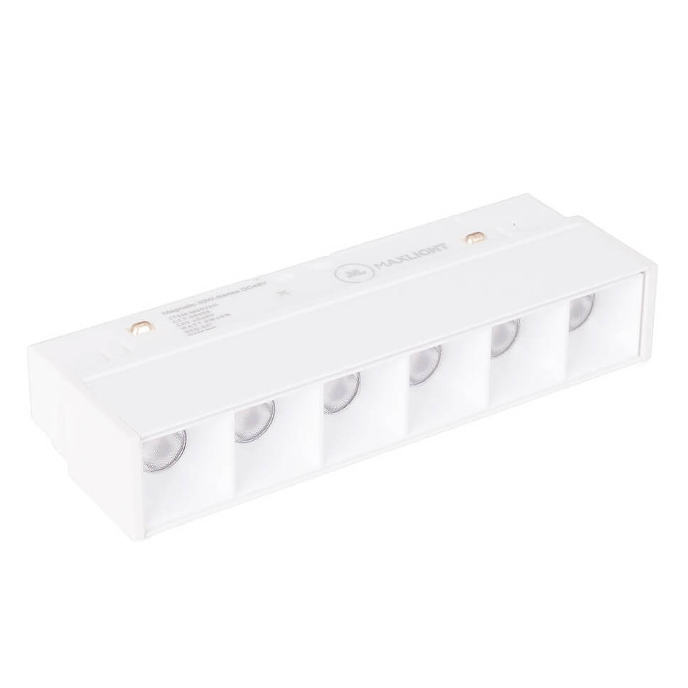 Magnetyczna liniowa lampa Magnetic M0025N Maxlight LED 6W 3000K punktowa biała