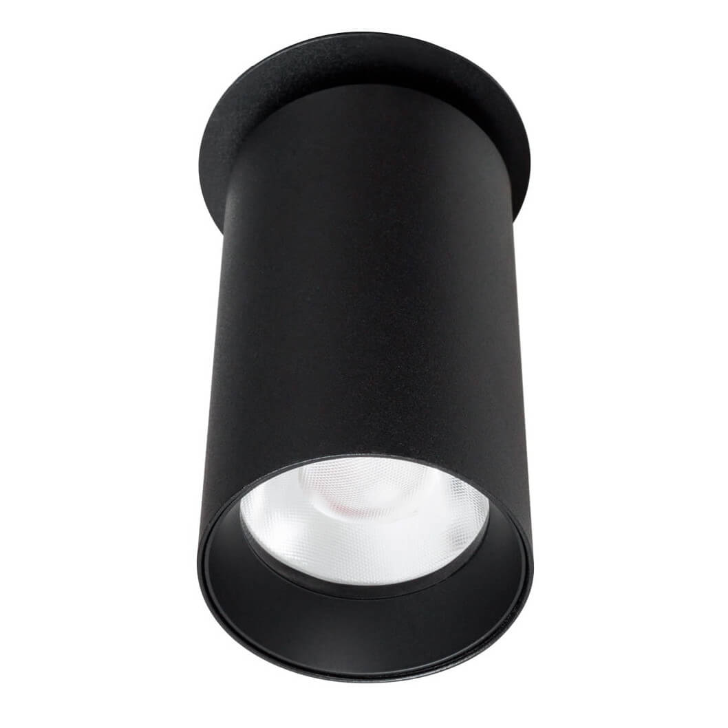 Lampa podtynkowa do kuchni HALO H0127 Maxlight LED 9W 3000K tuba czarny