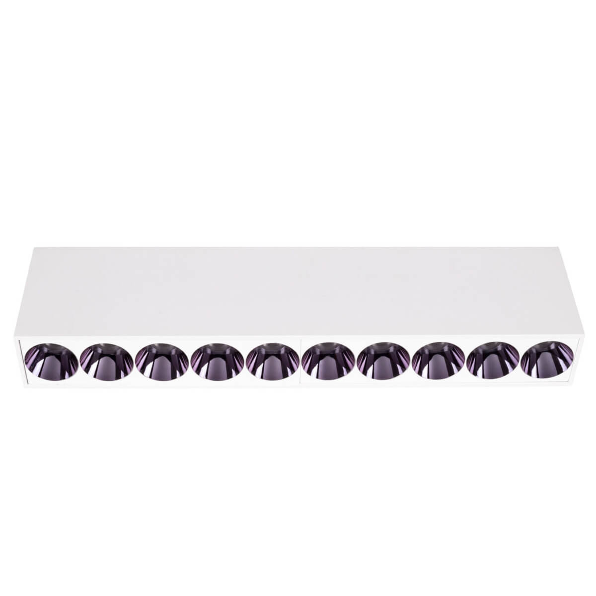 Przysufitowa lampa X-LINE C0254 Maxlight LED 14W 3000K podłużna biały czarny
