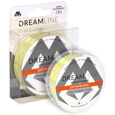 Mikado Żyłka Dreamline Spinning 150m 0.24mm Żółta