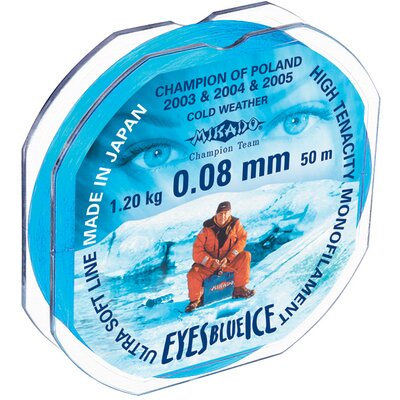 Żyłka podlodowa Mikado Eyes Blue Ice