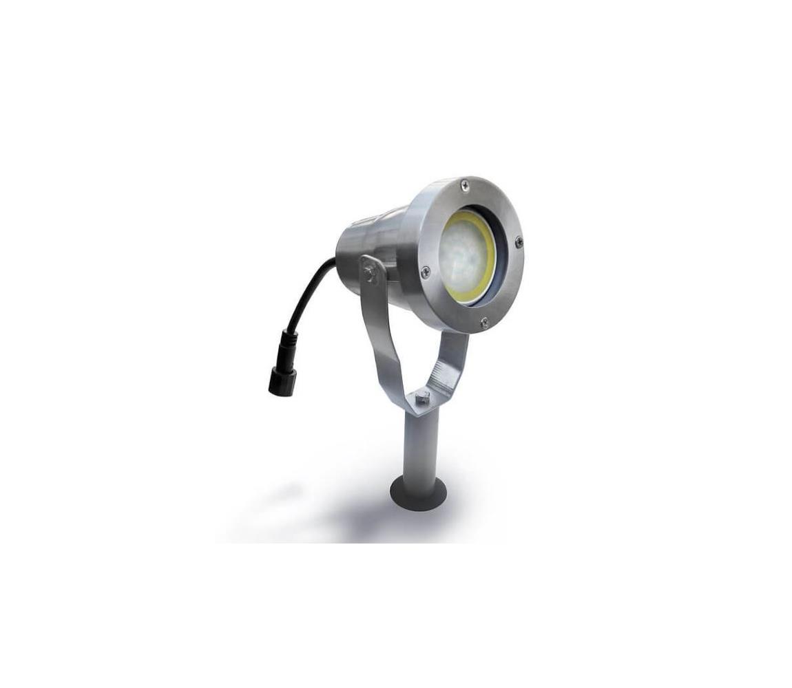 LED Oświetlenie zewnętrzne EASY CONNECT 1xGU10/4W/230V IP67 matowy chrom