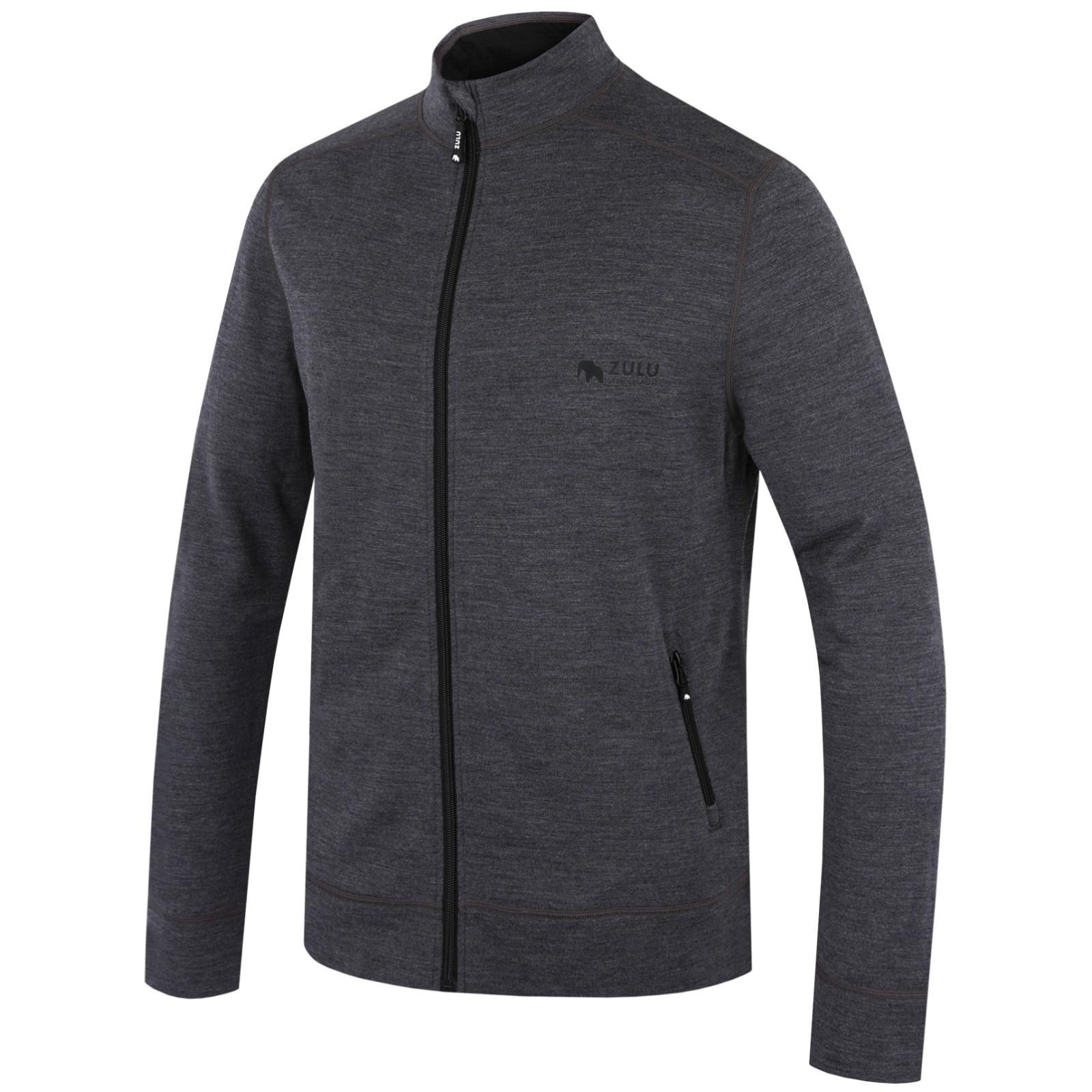 Męska bluza Zulu Merino Collar 230 Rozmiar: XL / Kolor: szary
